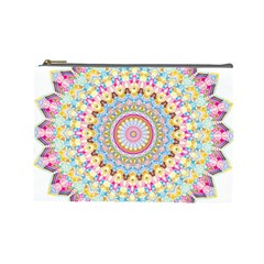 Kaleidoscope Star Love Flower Color Rainbow Cosmetic Bag (large)  by Alisyart