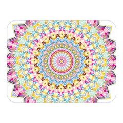 Kaleidoscope Star Love Flower Color Rainbow Double Sided Flano Blanket (mini)  by Alisyart