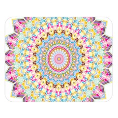 Kaleidoscope Star Love Flower Color Rainbow Double Sided Flano Blanket (large)  by Alisyart