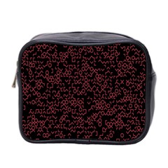 Random Pink Black Red Mini Toiletries Bag 2-side by Alisyart