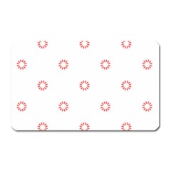 Scrapbook Paper Flower Magnet (rectangular) by Alisyart
