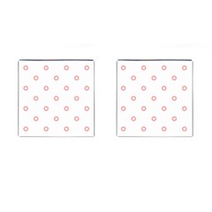 Scrapbook Paper Flower Cufflinks (square) by Alisyart