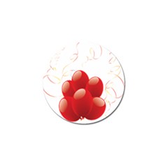 Balloon Partty Red Golf Ball Marker by Alisyart