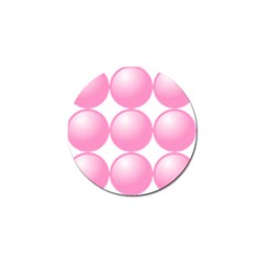 Circle Pink Golf Ball Marker