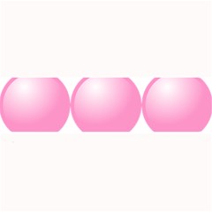 Circle Pink Large Bar Mats by Alisyart