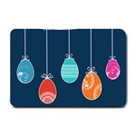 Easter Egg Balloon Pink Blue Red Orange Small Doormat 