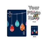Easter Egg Balloon Pink Blue Red Orange Playing Cards 54 (Mini) 