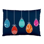 Easter Egg Balloon Pink Blue Red Orange Pillow Case (Two Sides) Front