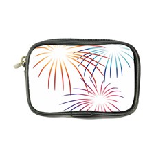 Fireworks Orange Blue Red Pink Purple Coin Purse