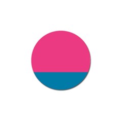 Flag Color Pink Blue Golf Ball Marker by Alisyart