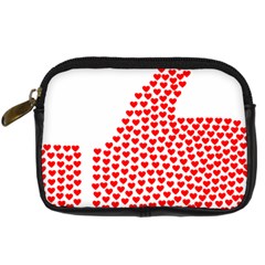 Heart Love Valentines Day Red Sign Digital Camera Cases by Alisyart