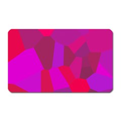Voronoi Pink Purple Magnet (rectangular) by Alisyart