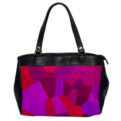 Voronoi Pink Purple Office Handbags by Alisyart