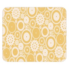 Wheels Star Gold Circle Yellow Double Sided Flano Blanket (small) 