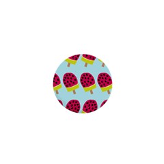 Watermelonn Red Yellow Blue Fruit Ice 1  Mini Buttons