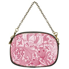 Vintage Style Floral Flower Pink Chain Purses (one Side)  by Alisyart
