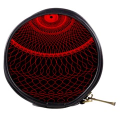 Red Spiral Featured Mini Makeup Bags by Alisyart