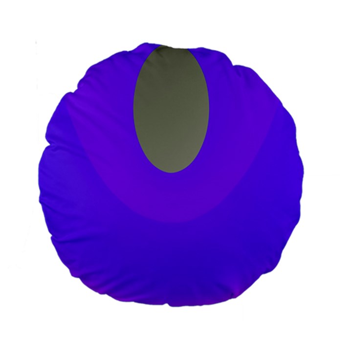 Ceiling Color Magenta Blue Lights Gray Green Purple Oculus Main Moon Light Night Wave Standard 15  Premium Round Cushions