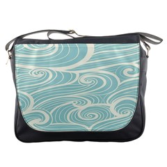 Blue Waves Messenger Bags by Alisyart