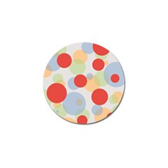 Contrast Analogous Colour Circle Red Green Orange Golf Ball Marker (4 Pack)