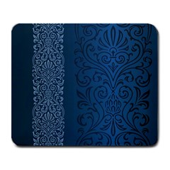 Fabric Blue Batik Large Mousepads by Alisyart