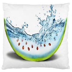 Fruit Water Slice Watermelon Large Cushion Case (two Sides) by Alisyart