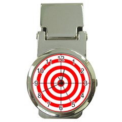 Sniper Focus Target Round Red Money Clip Watches by Alisyart
