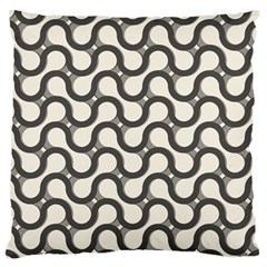 Shutterstock Wave Chevron Grey Standard Flano Cushion Case (two Sides) by Alisyart
