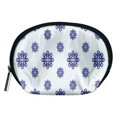 Snow Blue White Cool Accessory Pouches (medium)  by Alisyart