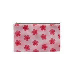 Watercolor Flower Patterns Cosmetic Bag (small)  by TastefulDesigns