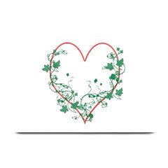 Heart Ranke Nature Romance Plant Plate Mats by Simbadda