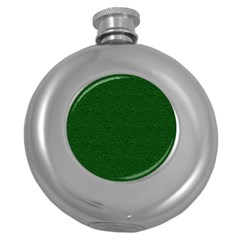 Texture Green Rush Easter Round Hip Flask (5 Oz)