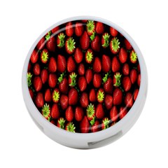 Berry Strawberry Many 4-port Usb Hub (one Side) by Simbadda