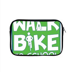 Bicycle Walk Bike School Sign Green Blue Apple Macbook Pro 15  Zipper Case