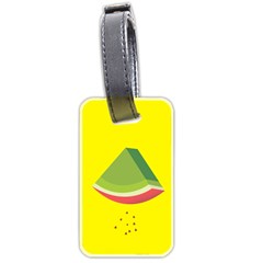 Fruit Melon Sweet Yellow Green White Red Luggage Tags (two Sides) by Alisyart