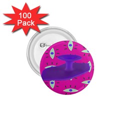 Eye Purple Pink 1 75  Buttons (100 Pack)  by Alisyart