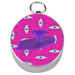 Eye Purple Pink Silver Compasses by Alisyart