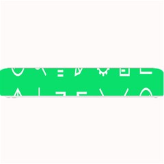 Icon Sign Green White Small Bar Mats by Alisyart