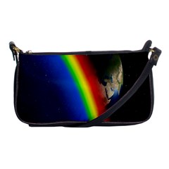 Rainbow Earth Outer Space Fantasy Carmen Image Shoulder Clutch Bags
