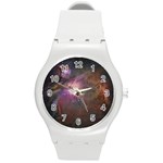 Orion Nebula Round Plastic Sport Watch (M)