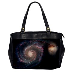 Whirlpool Galaxy And Companion Office Handbags by SpaceShop