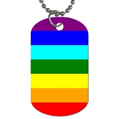 Rainbow Dog Tag (two Sides) by Valentinaart