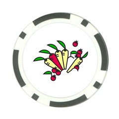 Tomatoes Carrots Poker Chip Card Guard (10 Pack) by Alisyart