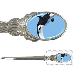 Whale Animals Sea Beach Blue Jump Illustrations Letter Openers by Alisyart