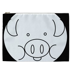 Pig Logo Cosmetic Bag (xxl)  by Simbadda