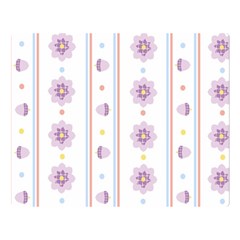 Beans Flower Floral Purple Double Sided Flano Blanket (large)  by Alisyart