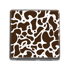 Dalmantion Skin Cow Brown White Memory Card Reader (square) by Alisyart
