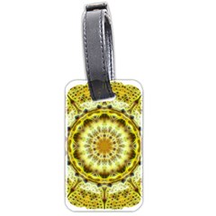 Fractal Flower Luggage Tags (two Sides) by Simbadda