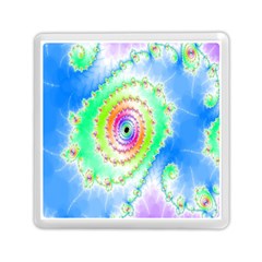 Decorative Fractal Spiral Memory Card Reader (square)  by Simbadda