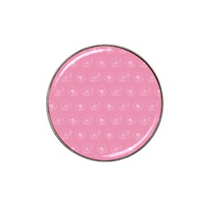 Pink Pattern Hat Clip Ball Marker (4 Pack) by Valentinaart